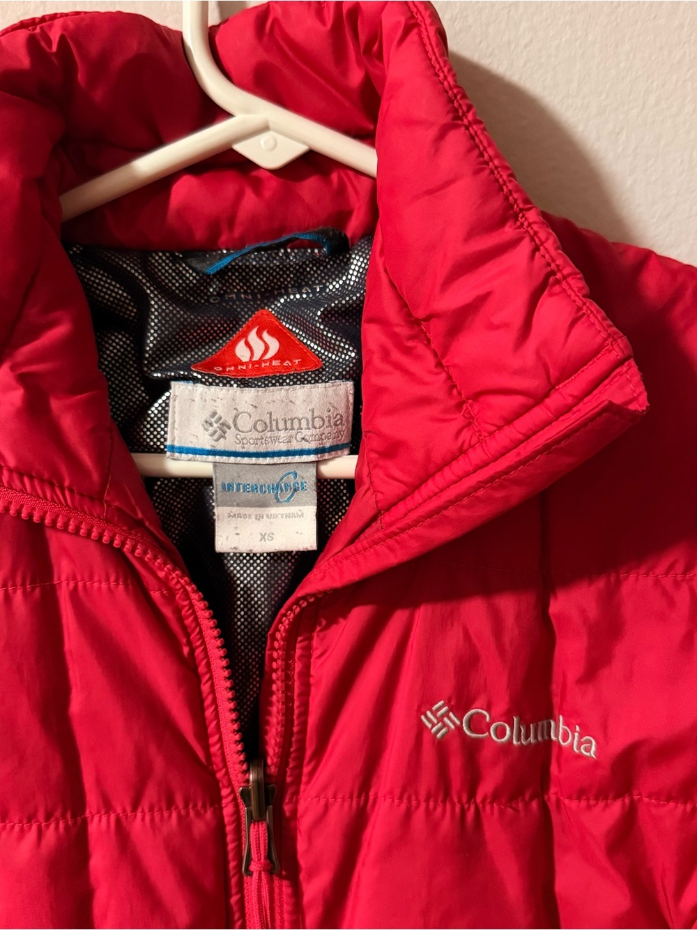 Columbia Women’s Size XS Magenta Insulated Puffer Jacket